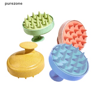 [purezone] Multifunctional Shampoo Brush Scalp Shampoo Massage Brush Shower Hair Comb . (3)