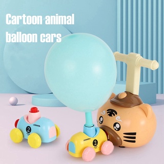 globo de animales de dibujos animados coche divertido inercial poder coche globo juguete para niños regalos marrón (4)