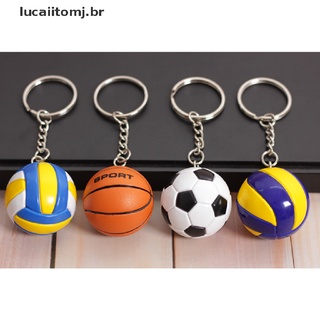 Llavero deportivo lumjhot 3D con cadena Para baloncesto/fútbol/recordatorio/regalo Lucaitomj
