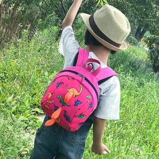 niñas lindo dinosaurio bebé viaje anti-pérdida mochila niño arnés de seguridad rosa (5)