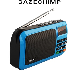 [GAZECHIMP] Altavoz Digital multifunción de Radio FM reproductor de música MP3 soporte USB con pantalla LED Radio altavoz