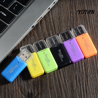 Mini adaptador portátil USB 2.0 de alta velocidad Micro TF lector de tarjetas de memoria (2)