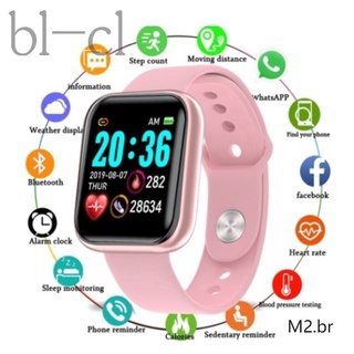 [Complete the Watch]Y68 D20 reloj inteligente con Bluetooth USB con Monitor cardiaco