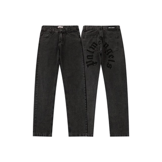 venta caliente pa palm angels jeans listo stock de alta calidad slim-fit y cómodo de moda jeans para hombres y mujeres