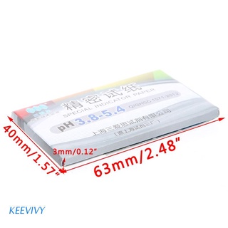 kee 80 tiras ph rango 3.8-5.4 ph alcalino indicador de prueba de papel litmus agua kit de prueba