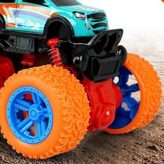 Coche modelo de cuatro ruedas Drive inercial todoterreno vehículo truco coche Anti-caída coche juguete watermaker.br