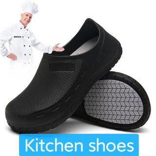 Tamaño de zapato de chef (37-44) zapatos especiales de cocina zapatos de agua antideslizantes impermeables botas de lluvia hombres y mujeres catering zapatos de chef a prueba de aceite