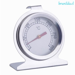 BRUNILDA Home Oven Thermometer Meat Temperature Thermometer Gauge Dial Cooker Kitchen Quality Good Food Stainless Steel/Multicolor