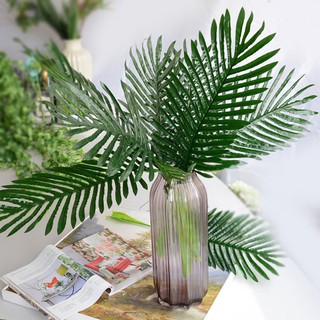 [VIP] 1 pieza de hoja de palma Tropical Artificial, hoja de palma, planta falsa, oficina, boda, fiesta, decoración