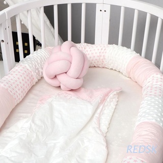 Redsk 250cm cuna cuna cuna valla Protector de seguridad cojín cama de bebé parachoques ropa de cama