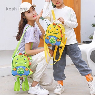Keshieng Jiuced nuevos niños bolsas de la escuela 3D dinosaurio de dibujos animados niños bolsa de dinosaurio de los niños mochila