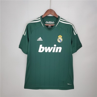 real madrid 2012 - 2013 retro tercera camiseta de fútbol verde de visitante ronaldo
