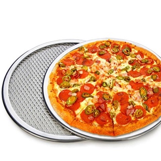 Pizza pantalla bandeja para hornear rejilla hornos DIY restaurante redondo insertos parrilla