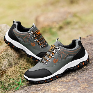 Los hombres de estilo británico zapatos de senderismo transpirable y cómodo al aire libre senderismo zapatos Casual todo-partido zapatos deportivos tendencia zapatos al aire libre (1)