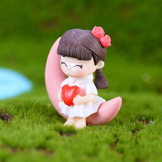 yakhsu 2 piezas Mini muñeca de resina para niños, jardín, bricolaje, Bonsai, adorno miniatura (5)