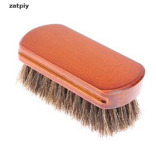 zatpiy horsehair zapato cepillo polaco cuero natural pelo real pelo suave cepillo de limpieza cl