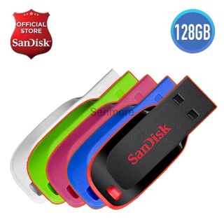 SanDisk 128GB USB Flash Drive Pendrive Cruzer Blade 2.0 5 Colores