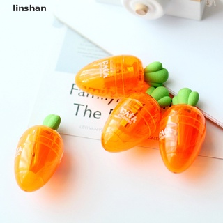 [linshan] 1 Pcs Cute Carrot mechanical Pencil Sharpener With Eraser [HOT] (9)