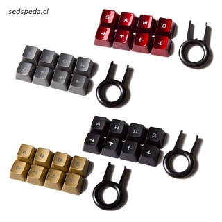 sed WASD and Arrow Backlit Keycaps for logitech G910 G810 G310 Mechanical Keyboard Keycap Romer-G Switch B3K Switch