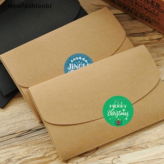 (newfashionbi) 500 unids/rollo etiqueta pegatinas papel feliz navidad sello etiquetas regalos papelería en venta