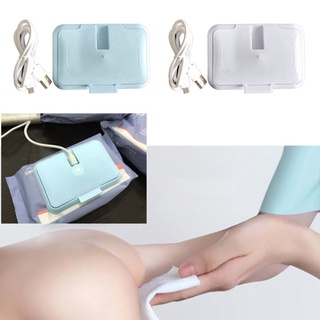 TH USB Baby Wipes Heater Home Car Mini Tissue Paper Warmer Thermal Warm Wet Towel Dispenser Napkin Heating Box Cover