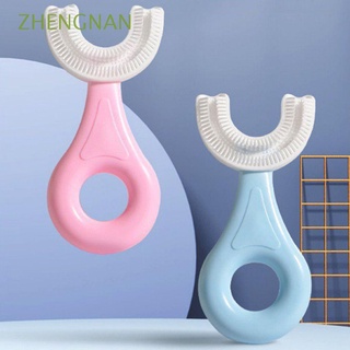 Zhengnan cepillo De dientes Manual De silicona para bebés De 360 grados