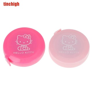 [Tinchigh] Hello Kitty lindo cinta métrica retráctil de dibujos animados regla familia Kt gato [caliente] (7)