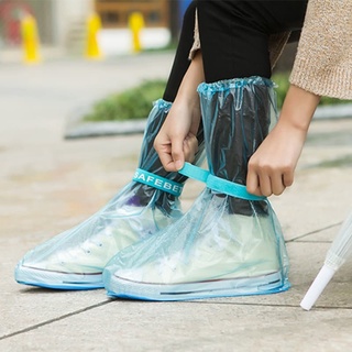 Impermeable cubierta Protector de zapatos impermeable zapatos de lluvia - azul