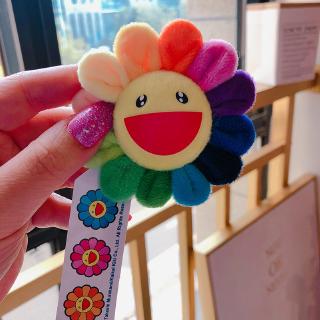 dem limited takashi murakami flor arco iris bolsa de felpa kaikai kiki mini moneda