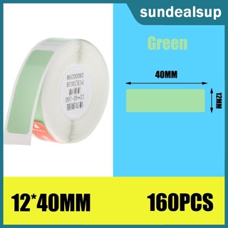 [Sundeal] Impresora térmica adhesivo adhesivo impermeable Color puro supermercado impresión etiqueta rollo de papel para D11 Mini térmico
