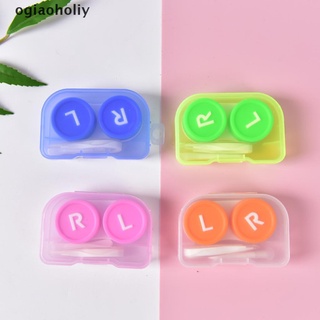 Ogiaoholiy Simple Transparent Portable Contact Lens Case Storage Box Holder Container CL