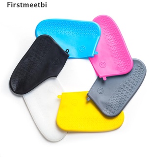 [firstmeetbi] material de silicona botas de zapatos cubierta impermeable unisex zapatos protectores botas de lluvia caliente