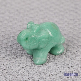 Nitu_pulir De Elefante/piedra De Jade Natural tallada/Verde/Aventurina