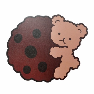 p.cl Creative Cartoon Bear Mouse Pad Personalized Desk Decoration Cute Bear Mousepad (3)