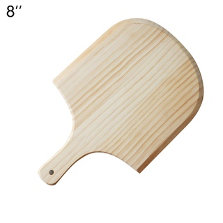 shanhaoma 8/10/12/14inch Traditional Wooden Pizza Peel Homemade Cheese Board Kitchen Tool (5)