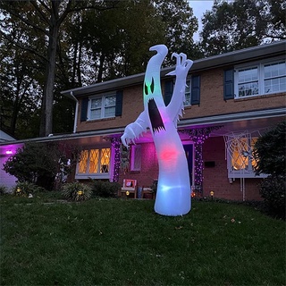 3.6m/1.8 m Halloween fantasma espeluznante inflable con cambio de color LED accesorios de decoración para jardín hogar patio GETRICH.BR (3)
