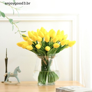 [enjoy] Ramo Falso De Flores De Tulipán Artificial/Decoración Para Casa/Boda ddd (2)