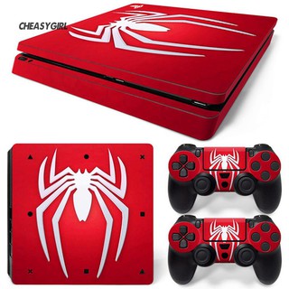 CG Fashion Spider-Man adhesivo adhesivo decoración Sony Playstation 4 PS4 Slim (1)