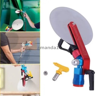 Edge Perfect Paint Sprayer with Disc Baffle Detachable Spray Guide Accessory Easy Corner Spraying for Home