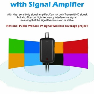 antena hdtv de alcance de 5000 millas 4k hd/amplificador de señal aérea de tv digital para interiores (3)