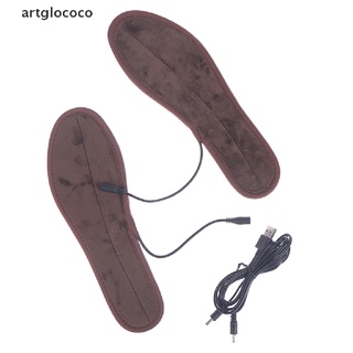 Artglococo USB 5V Plantillas De Calefacción Eléctricas Para Deportes Al Aire Libre Zapatos Calentador De Pies