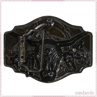 Hebilla de cinturn de vaquero occidental retro en relieve Hebilla de bronce de