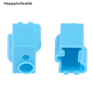 [happytolivehb] 1pc azul impresora 3d piezas de calcetines de silicona volcán con bloque de aluminio calentado [caliente]