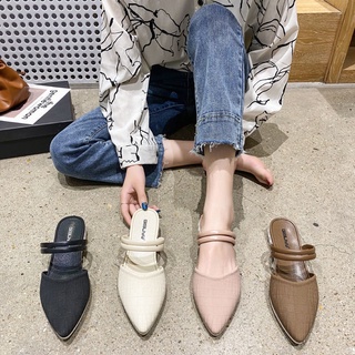 Nuevas sandalias de PVC coreano casual sandalias antideslizantes zapatos puntiagudos simple cómodo suave sandalias zapatos de las mujeres