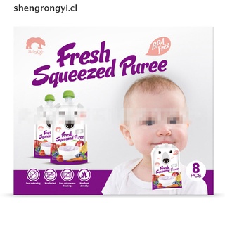 [shengrongyi] Bolsas Resellables Frescas Exprimidas De Alta Calidad Para Bebés Prácticos De Destete De Alimentos Puré [CL] (4)