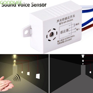 GOODLIFEE Módulo De Sensor De Voz De Sonido De Alta Sensibilidad Interruptor De Luz Inteligente 220V Nuevo Detector Controlador Automático Encendido Apagado