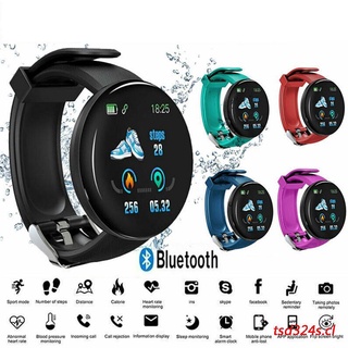 🔥 Promoción D18 Reloj Inteligente Redondo Impermeable Con Rastreador De Fitness/Bluetooth Para Hombre