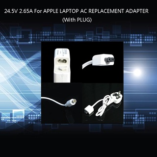 [8.30] 24,5 v 2.65 a para apple portátil ac adaptador de repuesto (con enchufe)