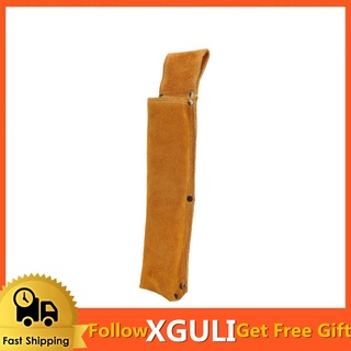 Xguli hoamio soporte de varilla de soldadura portátil engrosado de cuero Anti-quemaduras soldador herramienta de Hardware bolsa de cintura