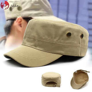 Jdbe - sombrero de algodón plano, Simple, de moda, Unisex, transpirable, para correr, Camping, senderismo